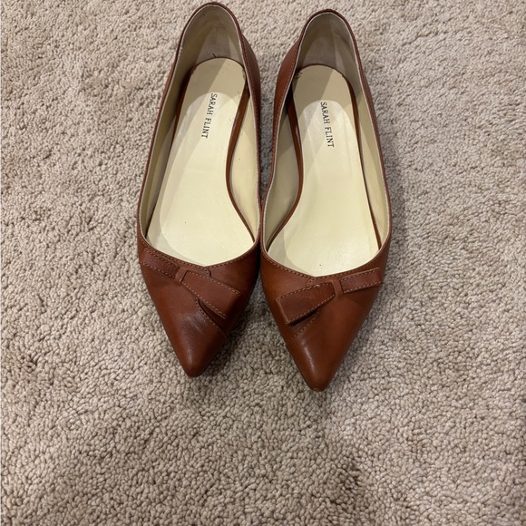 Sarah Flint Shoes - Sarah Flint Women's Brown Leather Flats